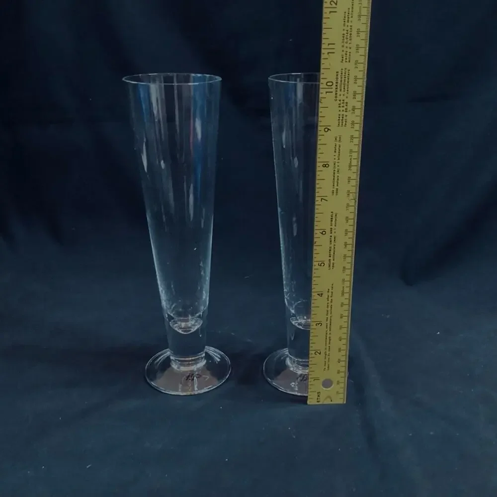 Vintage Crate & Barrel Stockholm Pilsner Glasses